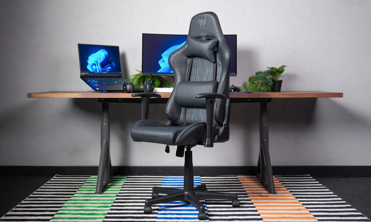 כיסא גיימינג דמוי עור שחור Acer Predator Rift Go