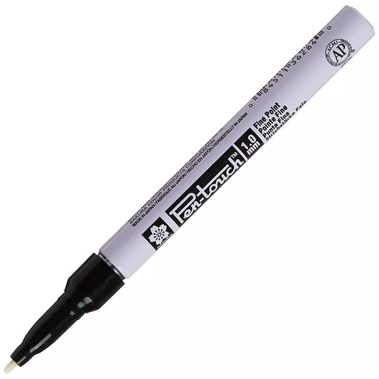 עט טוש פרמננטי 1.0 מ"מ – לבן דגם 42300 Sakura Pen-Touch
