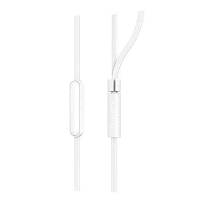 אוזניות חוטיות עם מיקרופון PHILIPS IN EAR 3.5MM שחור