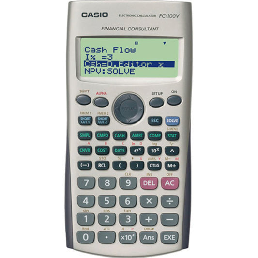 מחשבון פיננסי Casio FC-100V