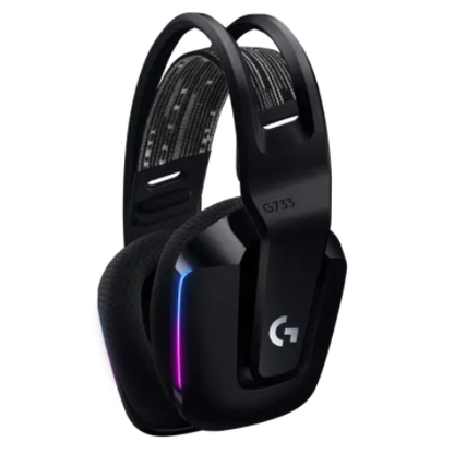 אוזניות גיימינג אלחוטיות Logitech G733 LightSpeed RGB שחור
