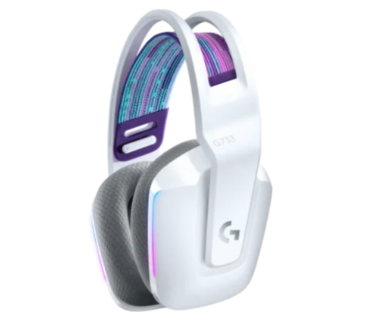 אוזניות גיימינג אלחוטיות Logitech G733 LightSpeed RGB שחור