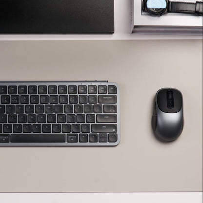 סט מקלדת ועכבר אלחוטי KEYCHRON B1 GREY