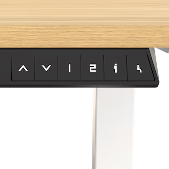 שולחן חכם מתכוונן לבן עץ 100 ס"מ SMARTER- SMART TABLES