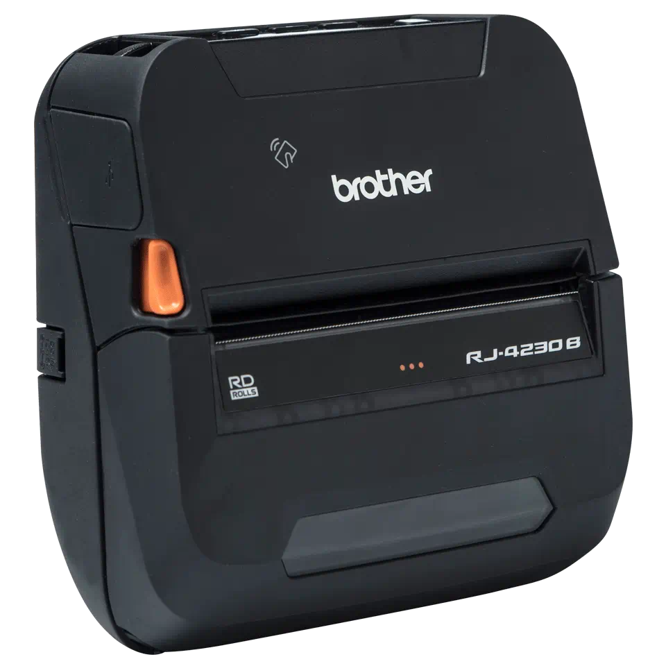 מדפסת מדבקות תרמית ניידת 4 אינץ' Brother RJ-4230B