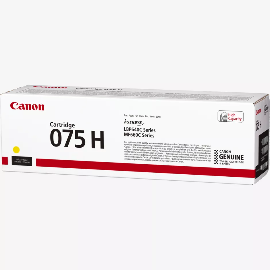 טונר לייזר Canon Toner Cartridge 075H Yellow