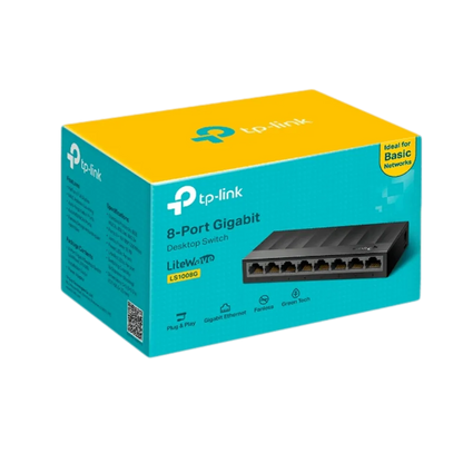 מתג רשת LS1008G 8-Port Desktop Switch מבית TP-LINK