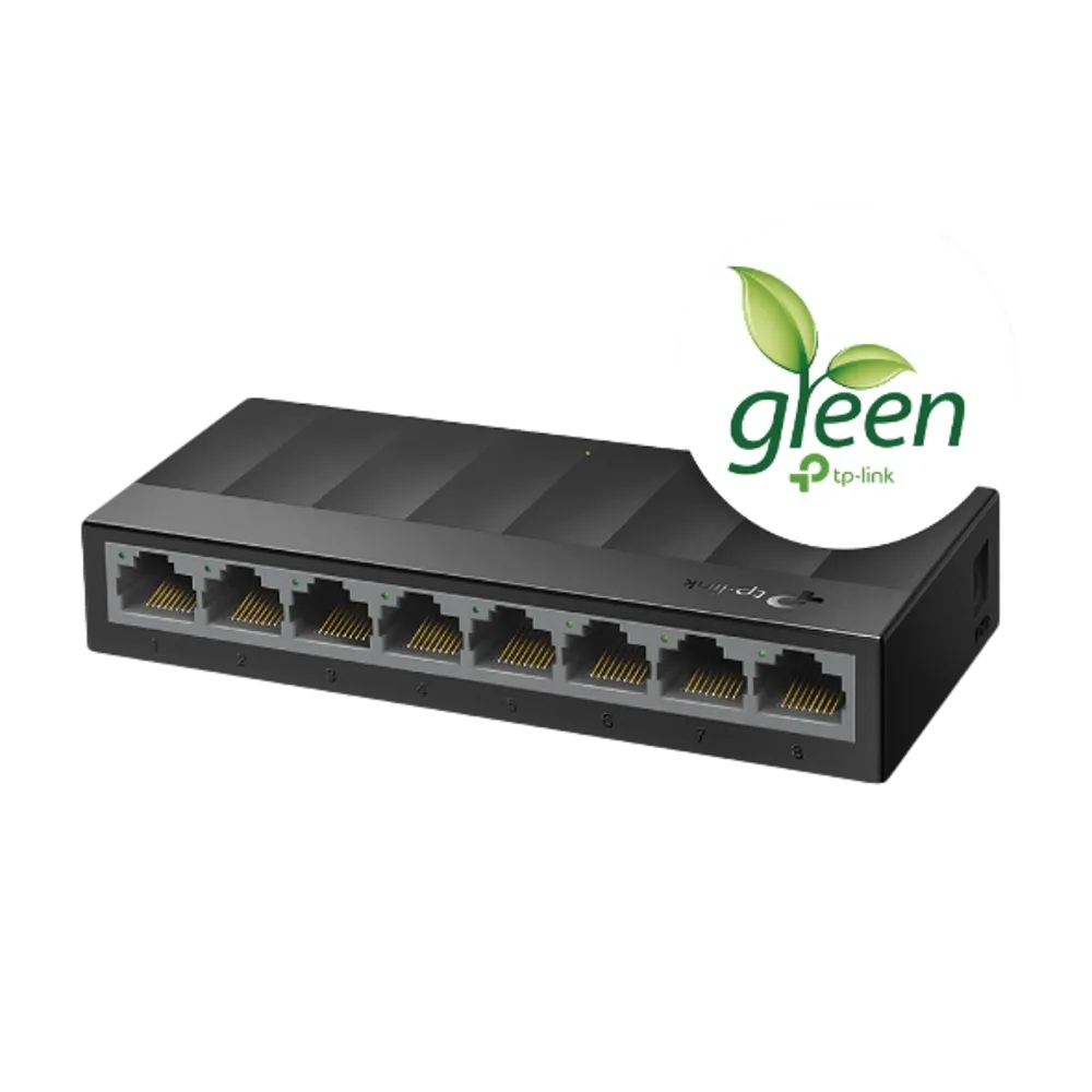מתג רשת LS1008G 8-Port Desktop Switch מבית TP-LINK
