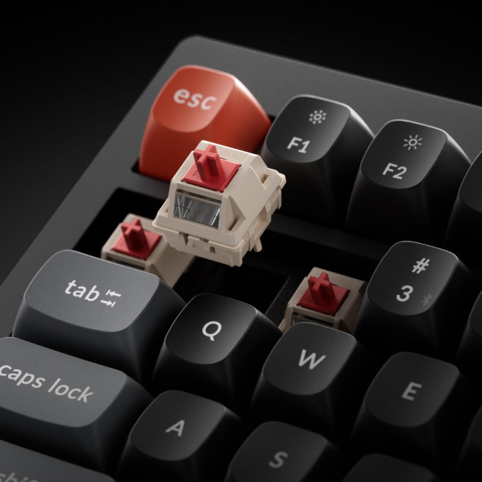 מקלדת גיימינג מכנית אלחוטית KEYCHRON V1U 8K SILK POM