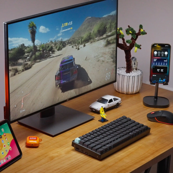 מקלדת גיימינג אלחוטית עם מתגים מגנטיים KEYCHRON K2 BLACK