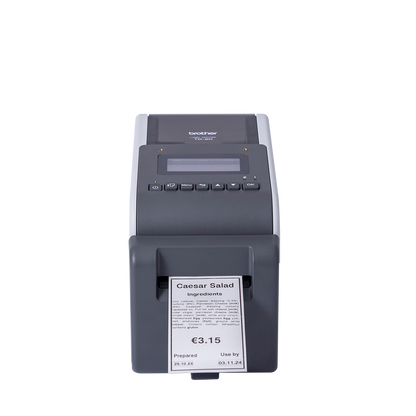 מדפסת מדבקות שולחנית 2 אינץ' Brother TD-2350DFC203 Linerless