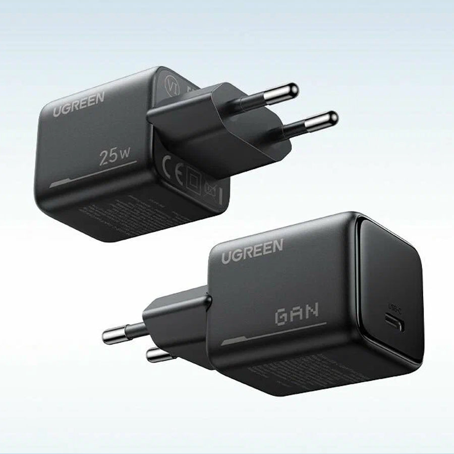 מטען קיר מהיר UGREEN 25W GAN Charger USB-C + כבל 1 מטר