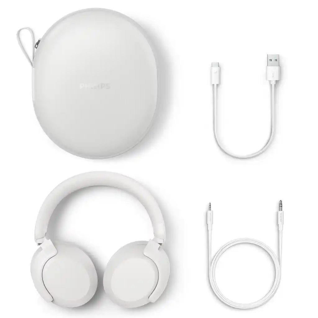 אוזניות קשת אלחוטיות PHILIPS TAH8000EBK ANC