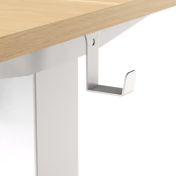 שולחן חכם מתכוונן לבן עץ 100 ס"מ SMARTER- SMART TABLES