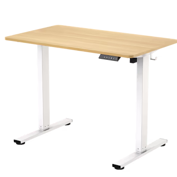 שולחן חכם מתכוונן לבן עץ 100 ס"מ SMARTER- SMART TABLES