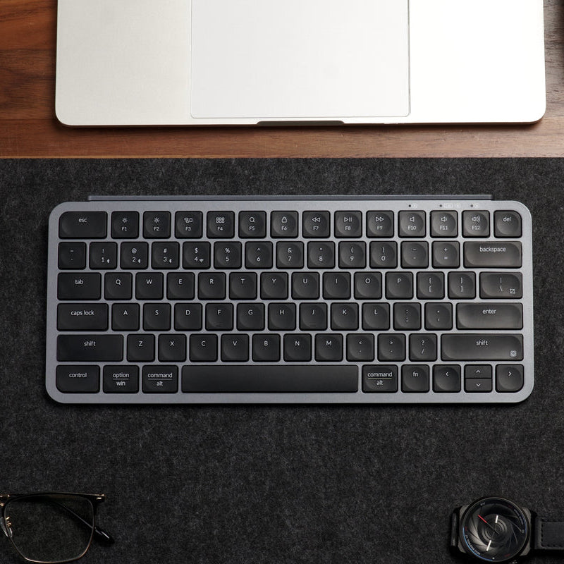 סט מקלדת ועכבר אלחוטי KEYCHRON B1 GREY
