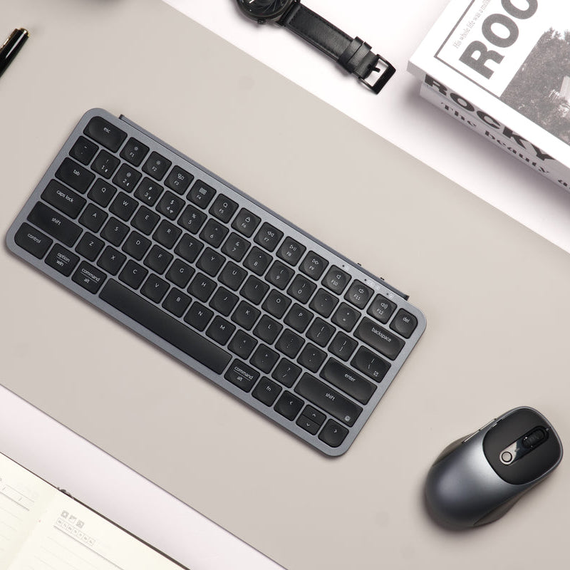 סט מקלדת ועכבר אלחוטי KEYCHRON B1 GREY