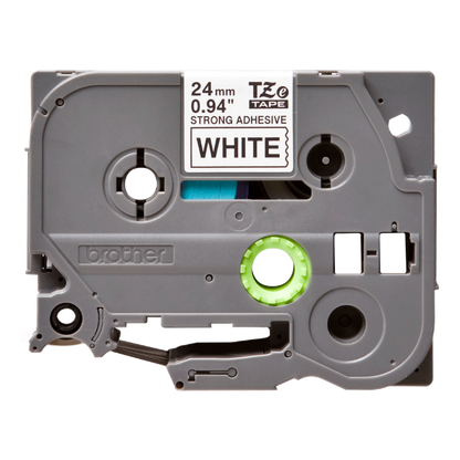 סרט תוויות שחור על רקע לבן 24 מ"מ BROTHER TZES251