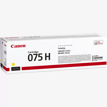 טונר לייזר Canon Toner Cartridge 075H Yellow