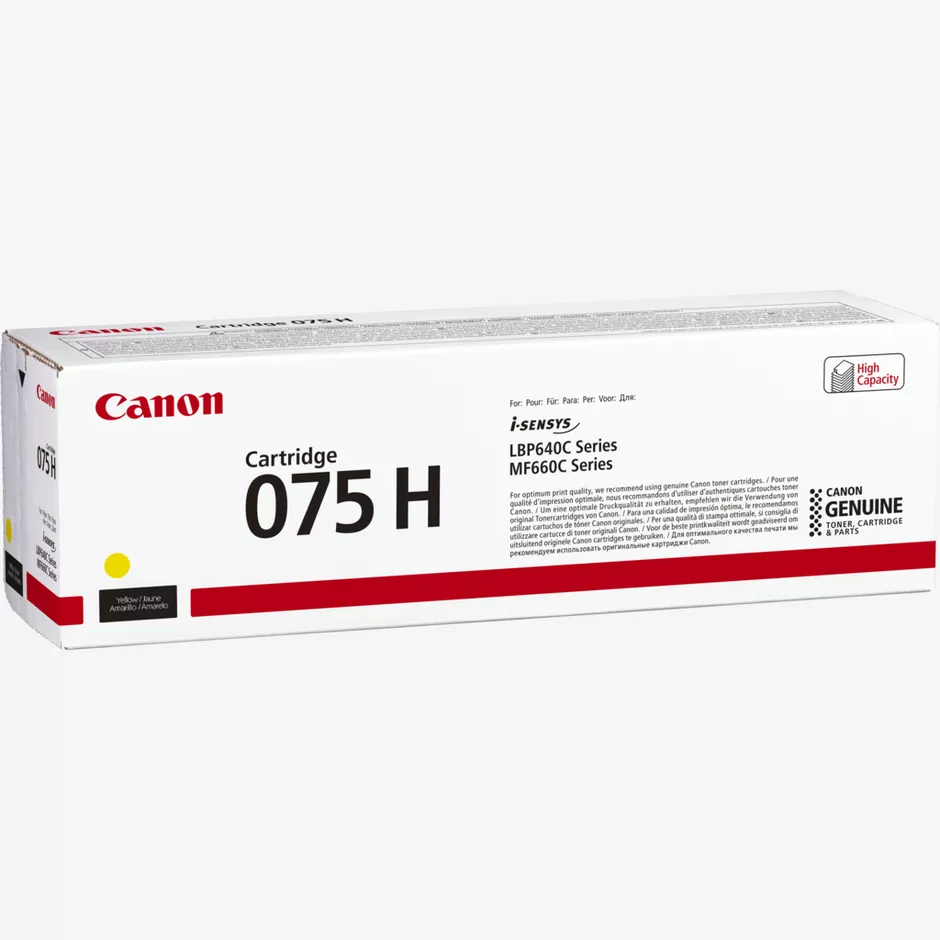 טונר לייזר Canon Toner Cartridge 075H Yellow
