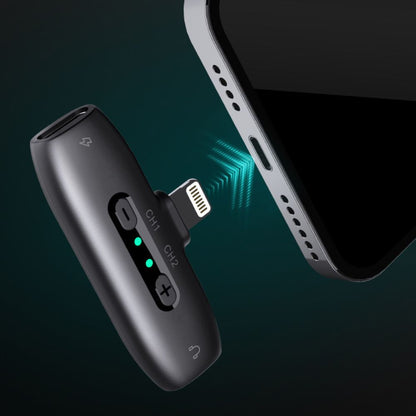 שני מיקרופונים אלחוטיים+Charging Case דגם Hohem MIC-01 KIT 2
