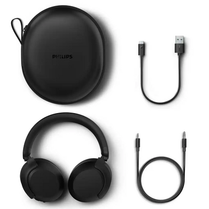אוזניות קשת אלחוטיות PHILIPS TAH8000EBK ANC