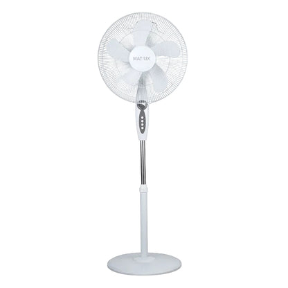 סאיינט לקת בע"מ מאוורר 60W עומד 16" שחור כולל טיימר 5 להבים מטריקס Matrix