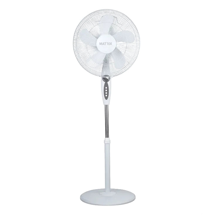 סאיינט לקת בע"מ מאוורר 60W עומד 16" שחור כולל טיימר 5 להבים מטריקס Matrix