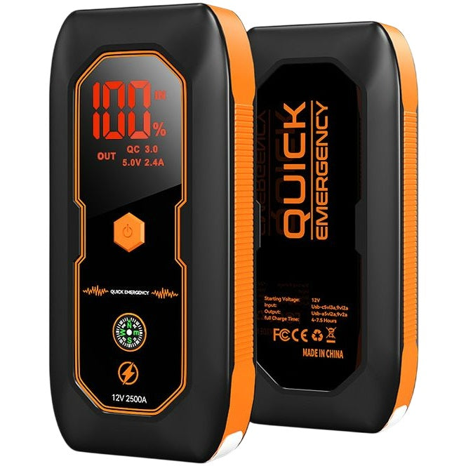 בוסטר התנעה לרכב עם סוללת חירום Omega Dn18 1200mah