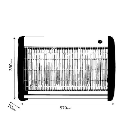 קטלן יתושים 50 לד UV אולטרא סגול 50 Saynet Omega IK291 Ultra