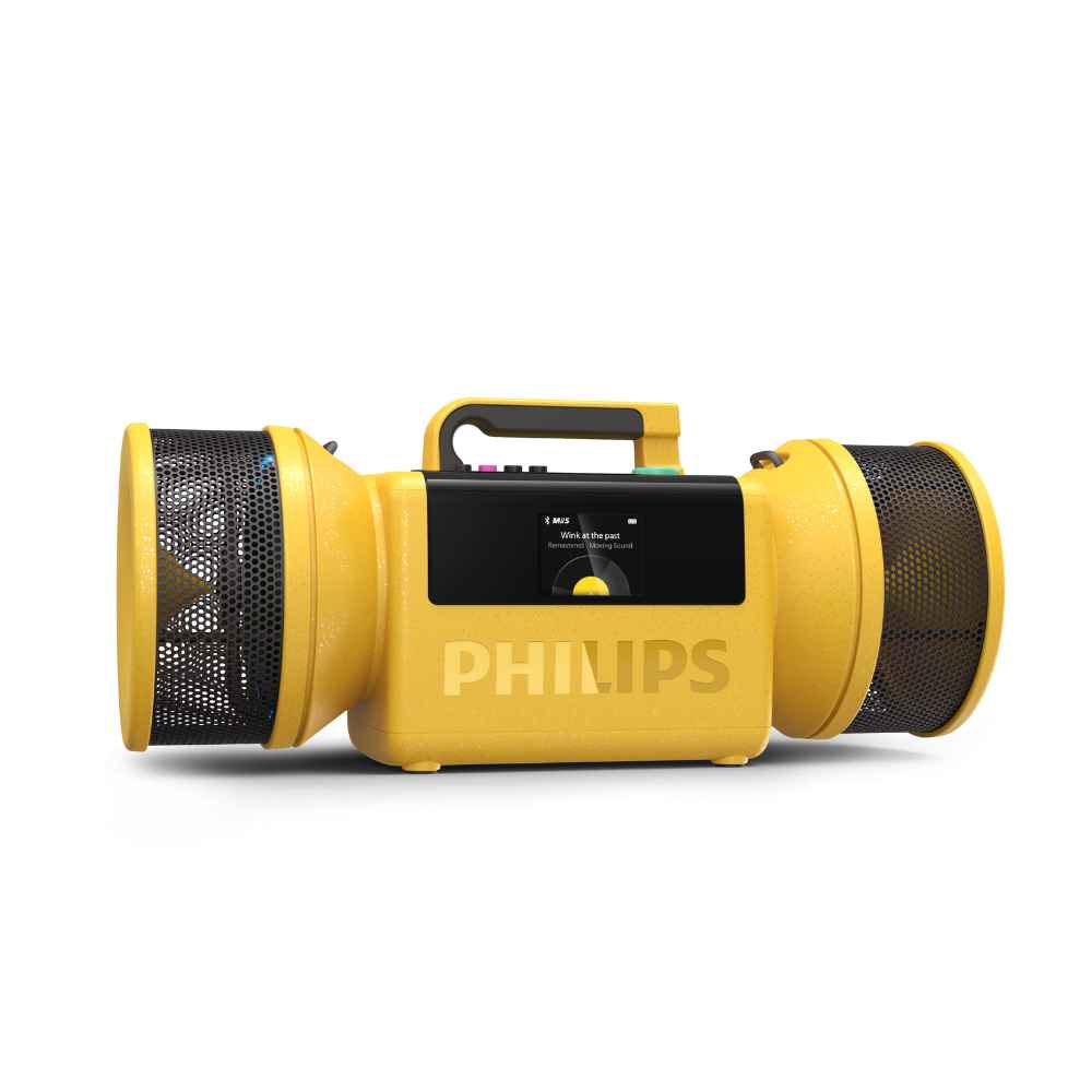 רמקול PHILIPS MOVING SOUND THE TUBE 280WMAX 140RMS BT שחור