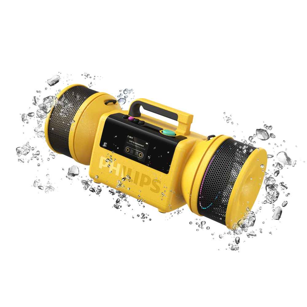 רמקול PHILIPS MOVING SOUND THE TUBE 280WMAX 140RMS BT שחור