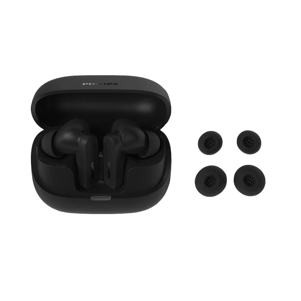 אוזניות אלחוטיות PHILIPS TAT3000BK TWS + ANC שחור