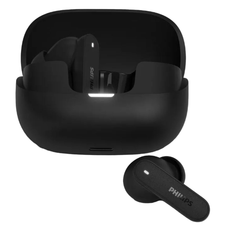 אוזניות אלחוטיות PHILIPS TAT3000BK TWS + ANC שחור