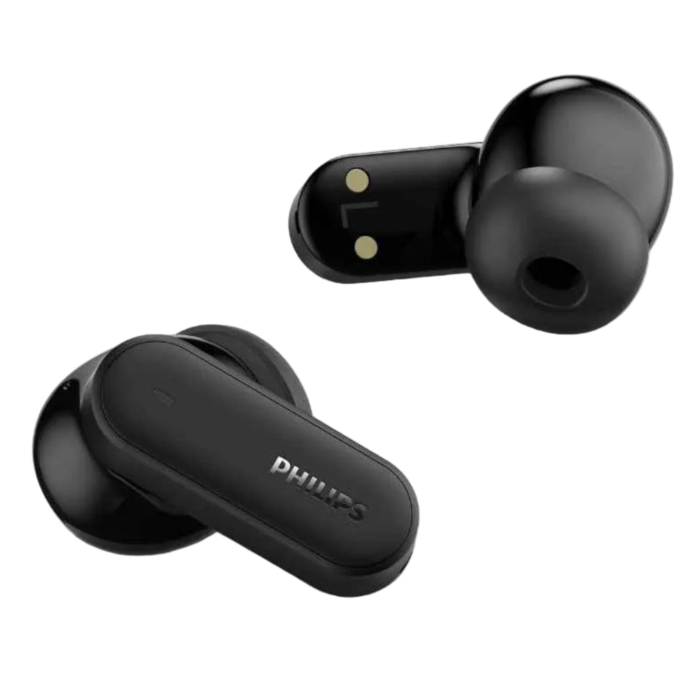 אוזניות אלחוטיות PHILIPS TAT6000BK שחור + קייס חכם