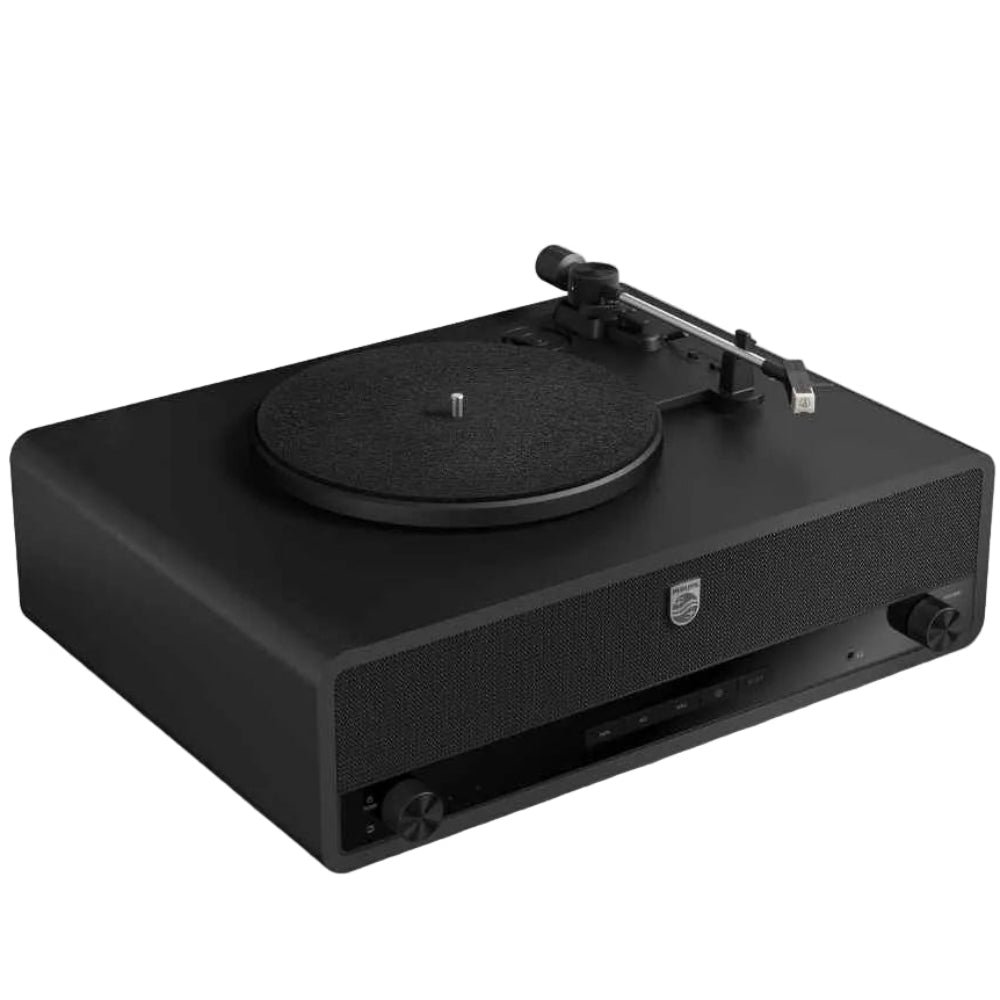 פטיפון בעיצוב קלאסי PHILIPS STEVIE 40W BT שחור