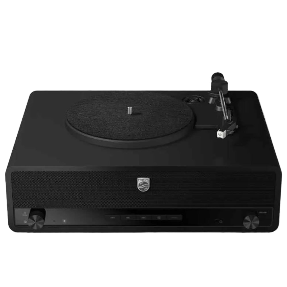 פטיפון בעיצוב קלאסי PHILIPS STEVIE 40W BT שחור