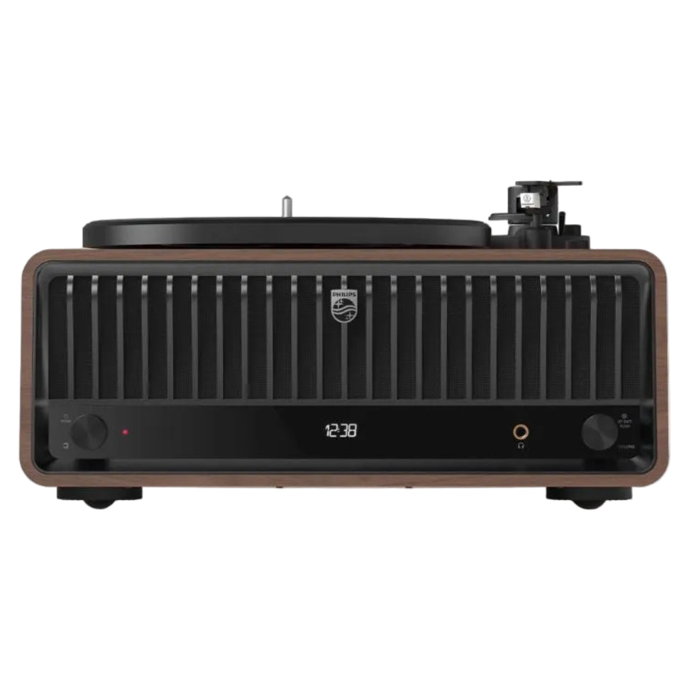 פטיפון בעיצוב עץ רטרו PHILIPS TINA 120W BT