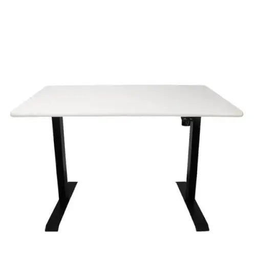 שולחן חשמלי מתכוונן דגם Single - רגליות שחורות