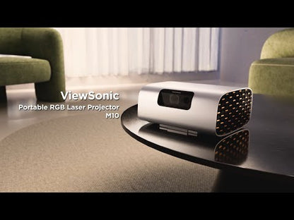 מקרן חכם נייד עם טכנולוגיית לייזר RGB מדגם M10 ViewSonic