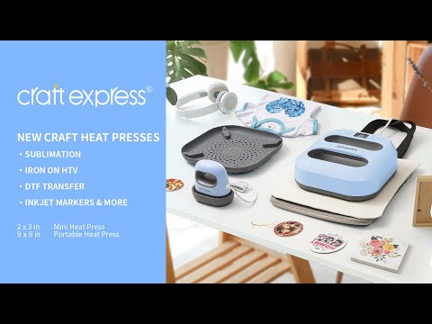 מכבש חום 9"*9" Craft Express-Handheld Heat Press