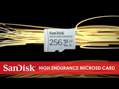 כרטיס זיכרון SanDisk High Endurance microSD 64GB