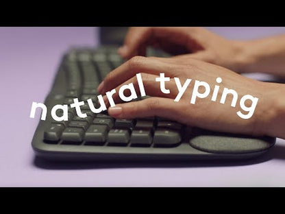 באנדל סט אלחוטי ארגונומי - Logitech