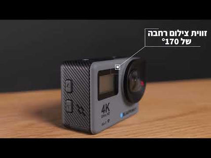 מצלמת אקסטרים Blaupunkt BP6400T FHD Dual Screen Action Cam