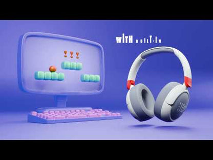 אוזניות קשת אלחוטיות לילדים עם סינון רעשים JBL JR 470NC