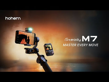גימבל לסמארטפון עם AI Tracker ושלט דגם Hohem iSteady M7