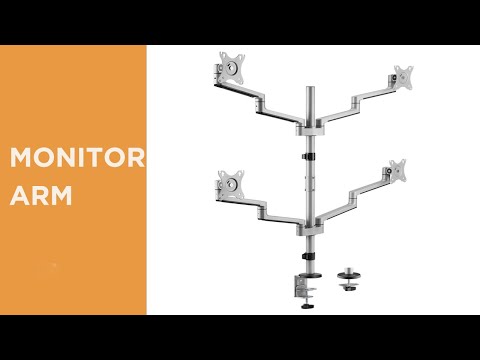 זרוע שולחנית כפולה ללפטופ ולמסך Lumi LDT72-C024ML