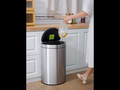 פח רגלית חצי עגול EKO Hanna Ek6221 55L