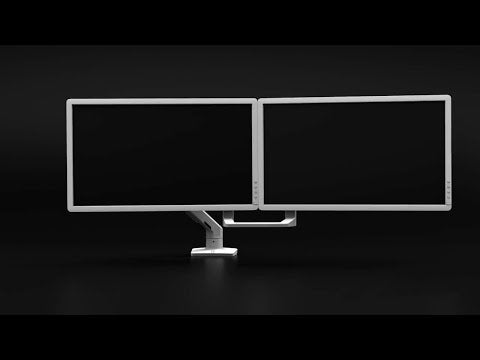 זרוע-לשני-מסכים-גדולים-hx-desk-dual-monitor-ergotron