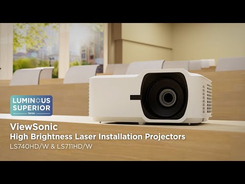 מקרן לייזר  ViewSonic Lumens 1080p Laser Installation Projector LS740HD